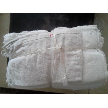 回收宾馆床单毛巾浴巾枕套被套白色T血衫