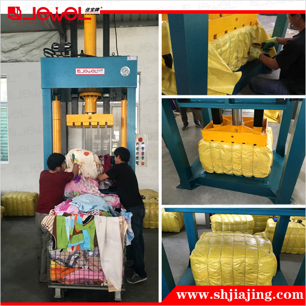 JP60LT Used Clothes Baling Machine8