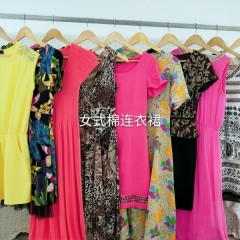 女式棉连衣裙