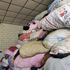 长年大量收购旧羽绒服羽绒被