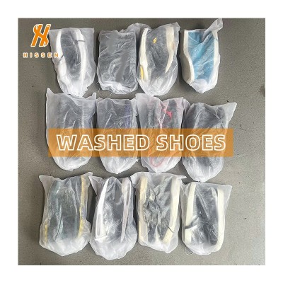 Hissen Summer Second Hand Washed Shoes Used Shoes International Brand Second Hand Shoes