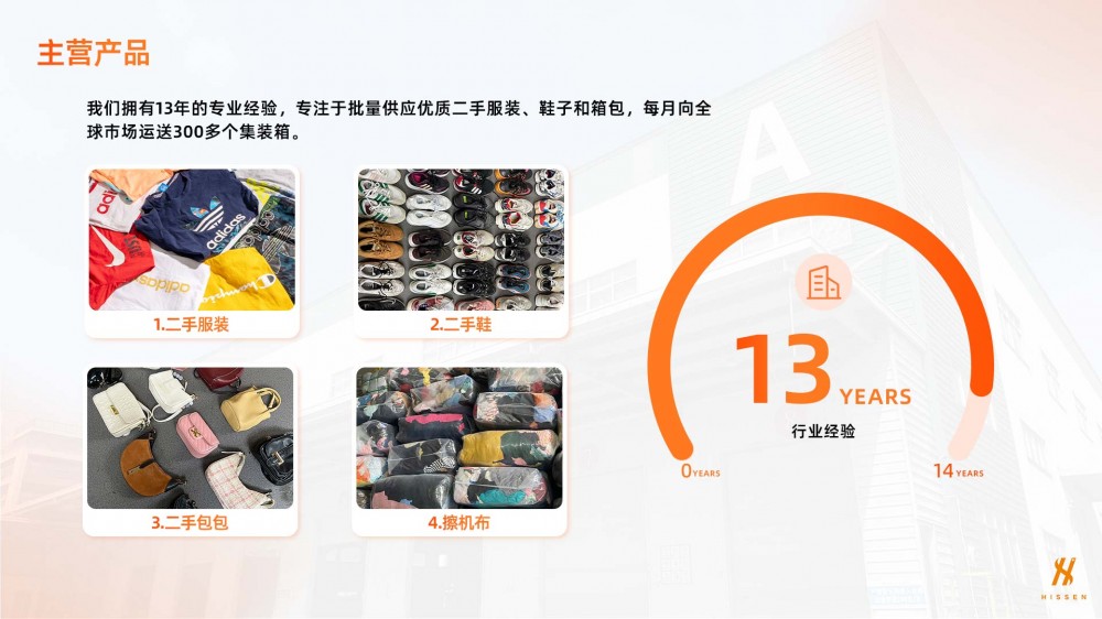 海森主营产品类型